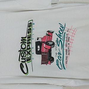 Vintage 1994 Car Show T Shirt Size XXL  Single Stitch White‎ T Shirt Made in USA